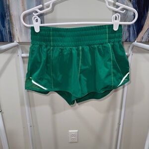 Green Women's Athletic Shorts